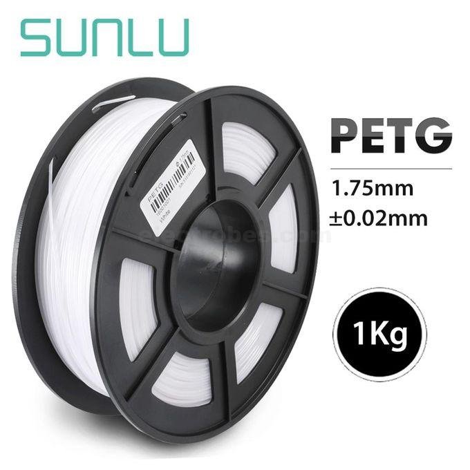 sunlu-white-petg-3d-printer-material-3d-filament-for-3d-printing-at-best-price-in-Pakistan.jpg SUNLU PETG 1.75mm 1KG 3D Printer Filament - Image 4