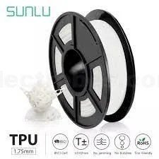 sunlu-white-tpu-0.5kg-3d-printer-material-3d-filament-for-3d-printing-at-best-price-in-Pakistan.jpg SUNLU TPU 1.75mm Flexible 3D Printer Filament 95A Shore Hardness 0.5kg Roll - Image 6