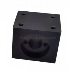 T8 Lead Screw Conversion Nut Seat Aluminum Support Block (Black)