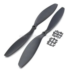 1245 Propeller Pair CW/CCW 12 inch 12×4.5 For RC Drone FPV Multi Rotor – Black