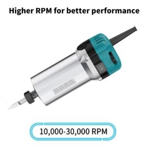 Twotrees 30000RPM Wood Router Trimmer Kit 800W Spindle for CNC Machine Engraver Wood Router Tool