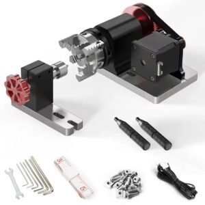 Twotrees 4th Axis Rotary Module Kit for TTC450/ TTC 450 PRO CNC and Laser Engraving Machine Rotary Roller