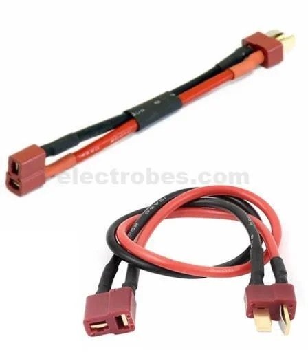 unnamed-2.jpg T Plug Battery Extension Male to Female Cable Adapter 10cm 14Awg