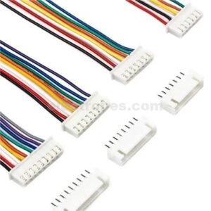 2.54mm 10-Pins Male connector with Female Plugs JST XH2.54