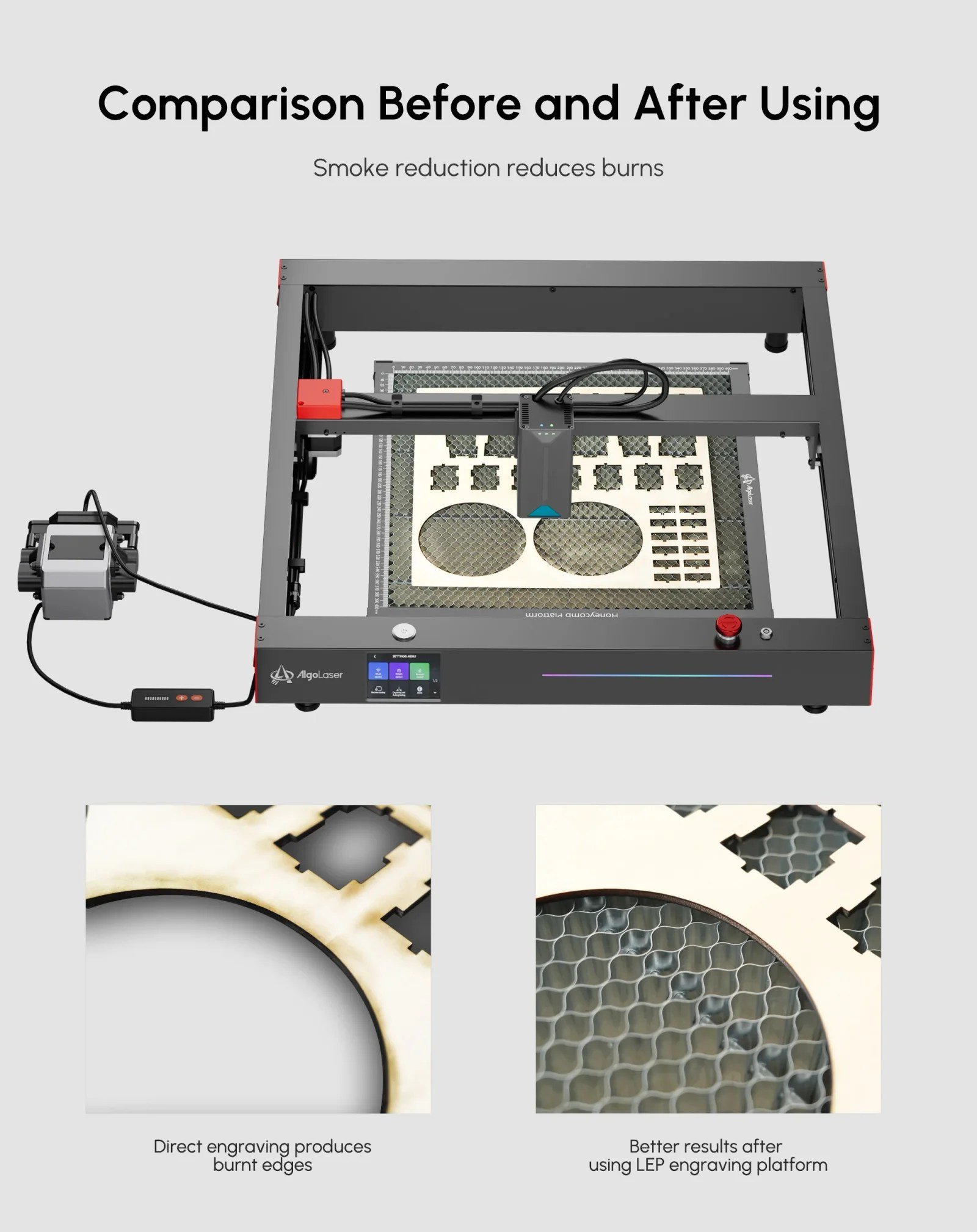 xiangiqngye_02.jpg Aluminum Laser Cutting Honeycomb Workbench Table - Image 3