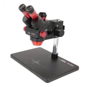 YCS-6558X Trinocular Stereo Zoom Microscope with Big Base 6.5-58X Zoom for Mobile Phone PCB Welding