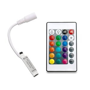 12vdcminiledstriprgbremotecontroller24 keyrfwirelessremoteforrgbledlightstrip.jpg