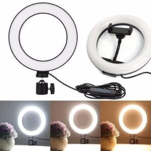 6 inch 15cm selfie led ring light without stand for tiktok video live camera makeup in lahore karachi islamabad peshawar quetta mardan multan sibbi hyderabad faisalabad pakistan 7.jpg