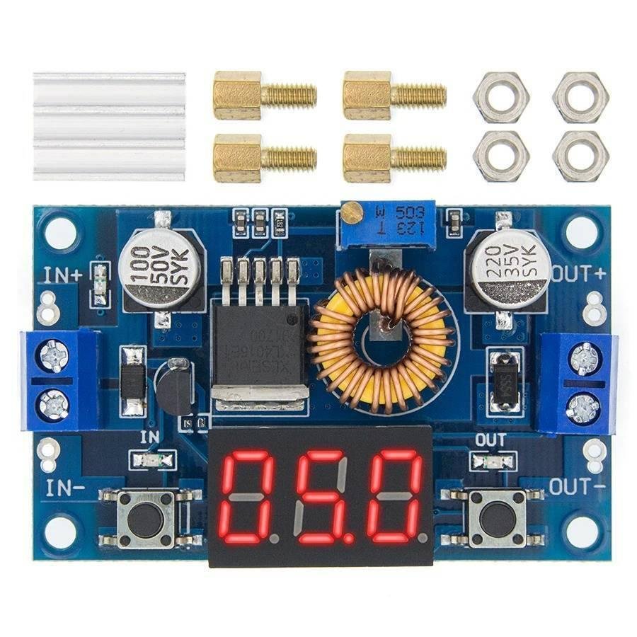 adjustable step down power supply module with voltmeter display xl4015.jpg adjustable step down power supply module with voltmeter display xl4015.jpg