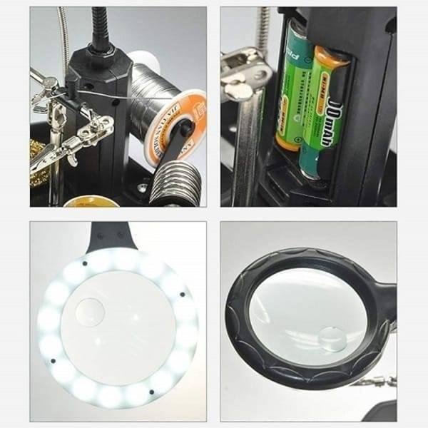 advanced 2.5x 4x 16 smd leds desk lamp iron soldering base magnifier glass helping hand station stand in lahore karachi islamabad peshawar quetta multan rawalpindi pakistan 2 325710.jpg advanced 2.5x 4x 16 smd leds desk lamp iron soldering base magnifier glass helping hand station stand in lahore karachi islamabad peshawar quetta multan rawalpindi pakistan 2 325710.jpg