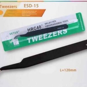 black vetus tweezer hrc40 antistatic stainless steel esd 15.jpg