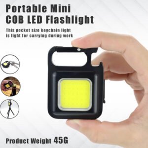 cobrechargeablekeychainflashlightminismallflashlightwith3lightmodes foldingbracket bottleopener andmagnetbaseforfishing walking andcamping.jpg