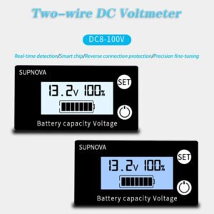 dc8v 100vbatterycapacityindicatorleadacidlithiumlifepo4carmotorcyclevoltmetervoltagegauge12v24v48v72v1.jpg