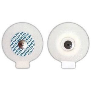 ecg electrodes with metal snap and low impedance solid medical conductive gel.jpg