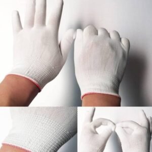 electronic anti static thin nylon white gloves 13.jpg
