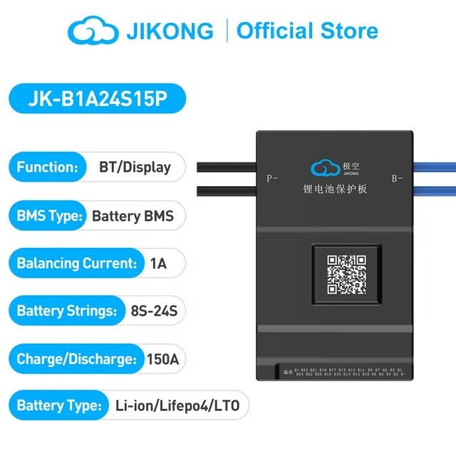 jikong bms jk b1a20s15p jk b1a24s15p 8s24s 150a li ion lifepo4 lto batteries bms smart active bms 2.jpg jikong bms jk b1a20s15p jk b1a24s15p 8s24s 150a li ion lifepo4 lto batteries bms smart active bms 2.jpg