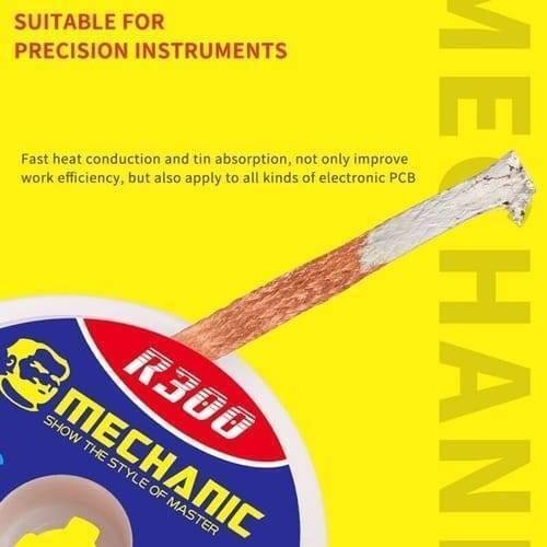 mechanic desoldering wire r300 1.5m 2.5mm bga welding desoldering wick braid tin in lahore sialkot gujranwala faislabad sheikhpura pakistan 2.jpg mechanic desoldering wire r300 1.5m 2.5mm bga welding desoldering wick braid tin in lahore sialkot gujranwala faislabad sheikhpura pakistan 2.jpg