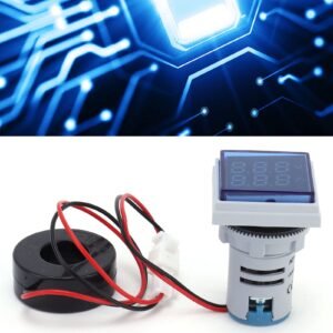 multi colour square panel indicator voltage meter current meter with indicator signal lamp ad16 22fva 2.jpg