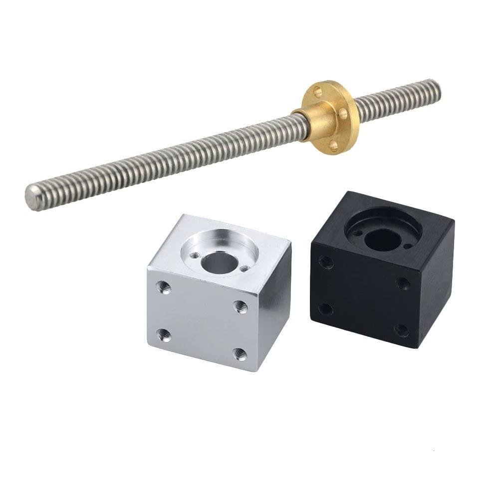 nut housing bracket for 8mm t8 trapezoidal lead screw conversion nut seat aluminum block 15 3d printing parts 2.jpg nut housing bracket for 8mm t8 trapezoidal lead screw conversion nut seat aluminum block 15 3d printing parts 2.jpg