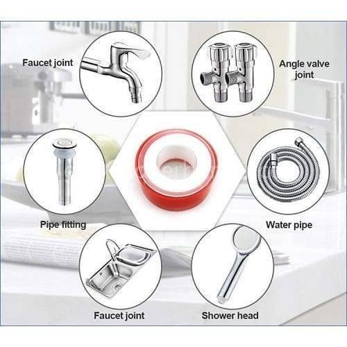 rubber water pipe faucet waterproof leakproof 10m tape random color 2 rolls in karachi lahore islamabad rawalpindi peshawar multan quetta faisalabad pakistan 5 254a47af efa2 476d acae.jpg