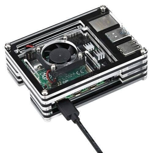 transparent acrylic case for raspberry pi 4b with cooling fan and heat sink clear and black case in lahore islamabad karachi pakistan 3.jpg transparent acrylic case for raspberry pi 4b with cooling fan and heat sink clear and black case in lahore islamabad karachi pakistan 3.jpg