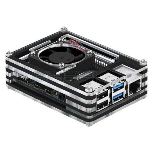 transparent acrylic case for raspberry pi 4b with cooling fan and heat sink clear and black case in lahore islamabad karachi pakistan 6.jpg transparent acrylic case for raspberry pi 4b with cooling fan and heat sink clear and black case in lahore islamabad karachi pakistan 6.jpg