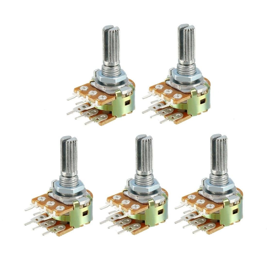 wh148 10k ohm variable resistors dual carbon film taper potentiometer 5 pcs 4d887e15 b3ae 4c79 82a0 283887afda6c.jpg wh148 10k ohm variable resistors dual carbon film taper potentiometer 5 pcs 4d887e15 b3ae 4c79 82a0 283887afda6c.jpg
